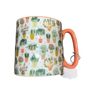 10 Strawberry Street Bella Mug NWT Plants Succulents Coffee Tea